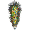 Colorful Big Pendant Light Chandeliers Modern Murano Hand Blown Glass Chandelier Living Room