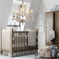 Lighting Retro Chandeliers Wooden Chandelier Light Children's room Bedroom Princess room Chandelier Home Lighting