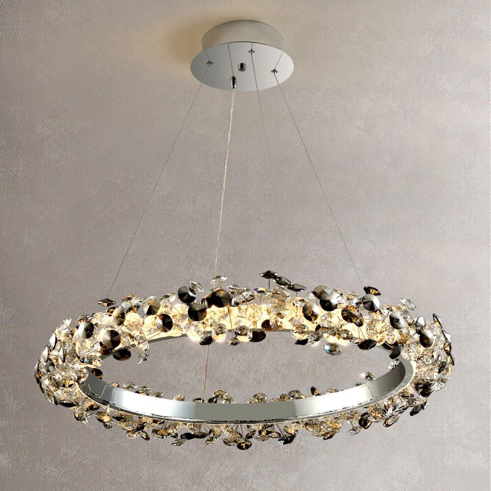Luxury Crystal LED Chandelier – Modern Hanging Design – Foyer – Dinning – Bedroom Décor