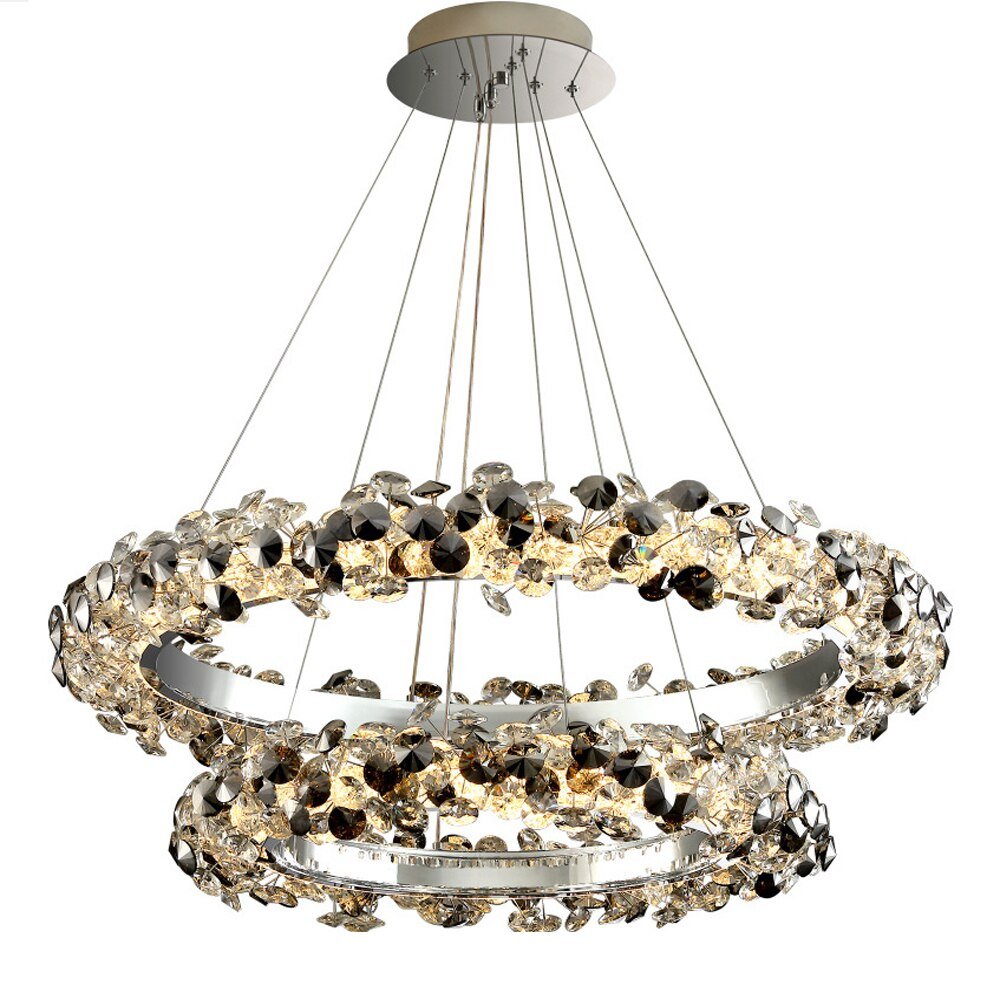 Luxury Crystal LED Chandelier – Modern Hanging Design – Foyer – Dinning – Bedroom Décor