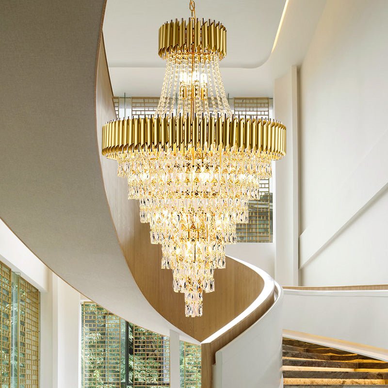 Large Luxury Crystal Chandelier – Living Rooms, Dining Rooms, Staircases, Foyers, and Hallways