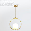 Modern Chandelier Restaurant Living Room Golden Copper Material Glass Ball Chandelier Home Lighting Restaurant Decoration