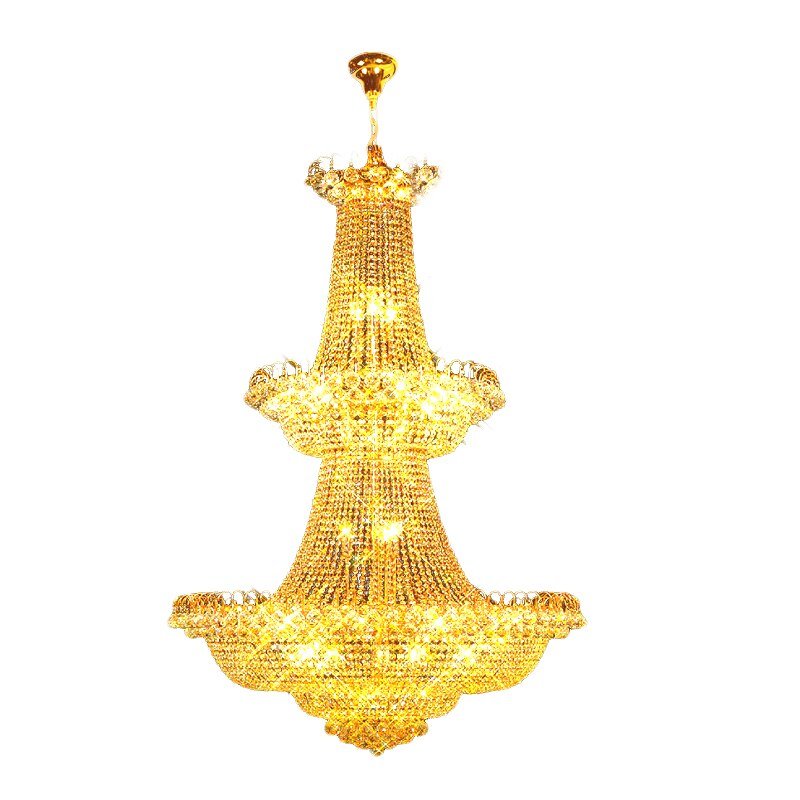 Exquisite Modern Twist on a Classic Crystal Chandelier perfect for Foyers, Stairways, and Dining Rooms