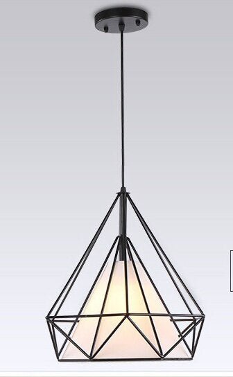 Modern Pendant Lamp Light Iron Frame Pendant Lights for Kitchen Island Dining Room Home Decoration Luminaire