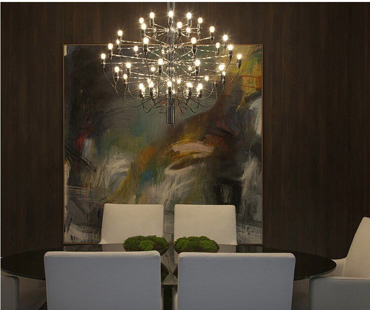 Modern Art Designer Pendant Chandelier – 18/30/50 Heads for Living Rooms, Dining Rooms, and Foyers