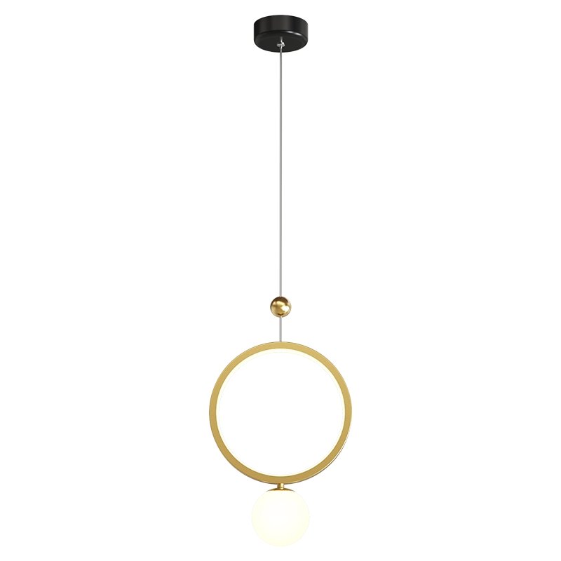 Modern Simple Bedroom Bedside Chandelier Nordic Light Luxury Long Line Living Room