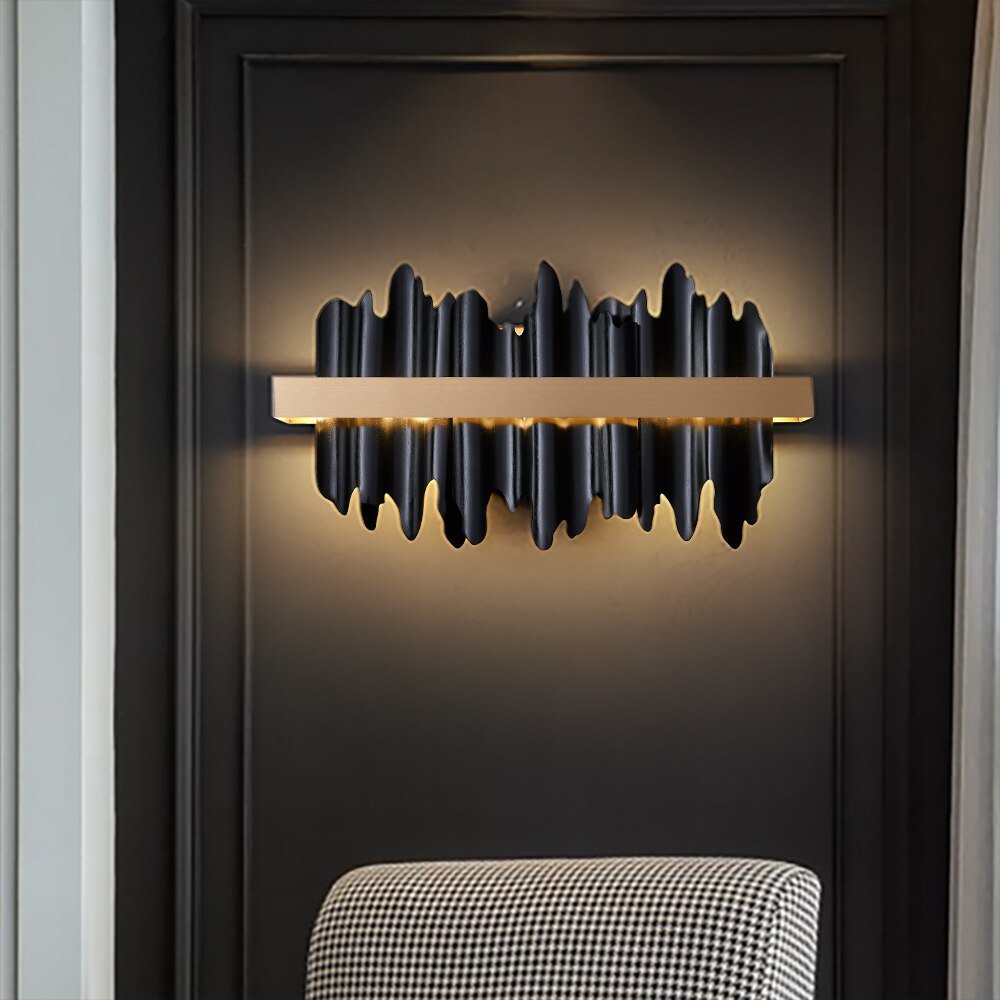 Modern Wall Sconce Gold Black Wall Lamp For Bedside Bedroom Living Room Wall Light Luxury Home Décor Indoor Lighting