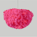 Modern Nature Goose Feather Pendant Light Perfect for a Bedroom or Cozy Sitting Area